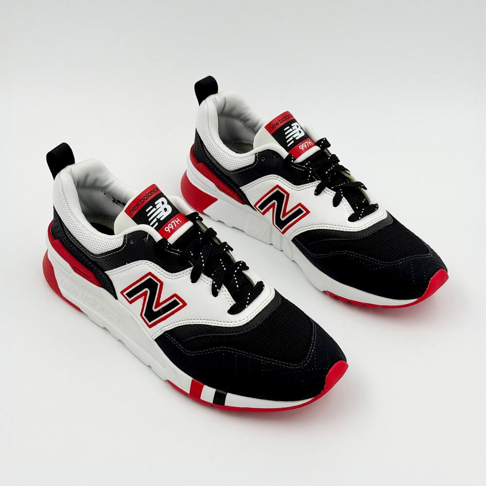 New Balance 997H Sample Sneakers Black White Red Men’s Approx 8.5 Women’s 10